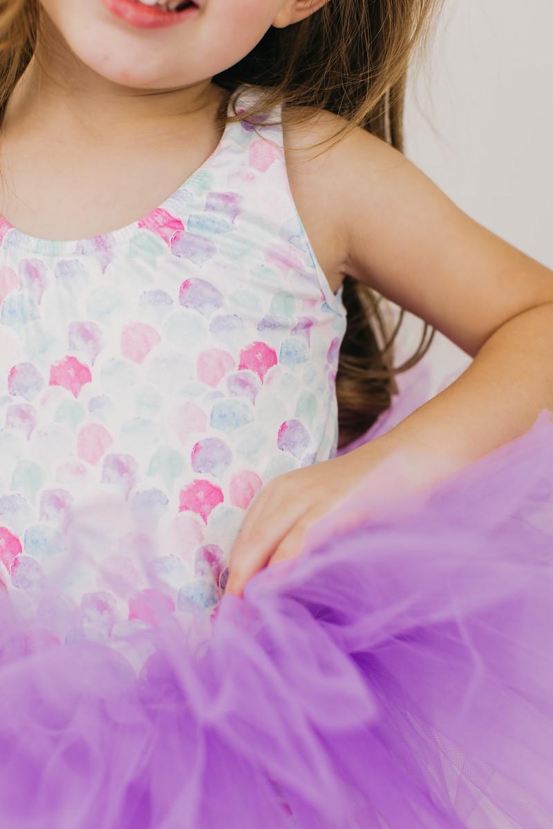 Mermaid Scales Tutu Leotard  - Doodlebug's Children's Boutique