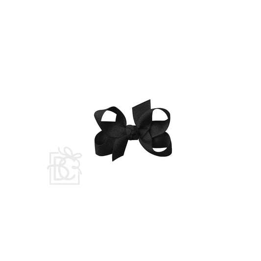 Small Bow in Black  - Doodlebug's Children's Boutique