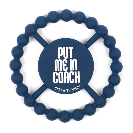 Put Me In Coach Teether  - Doodlebug's Children's Boutique