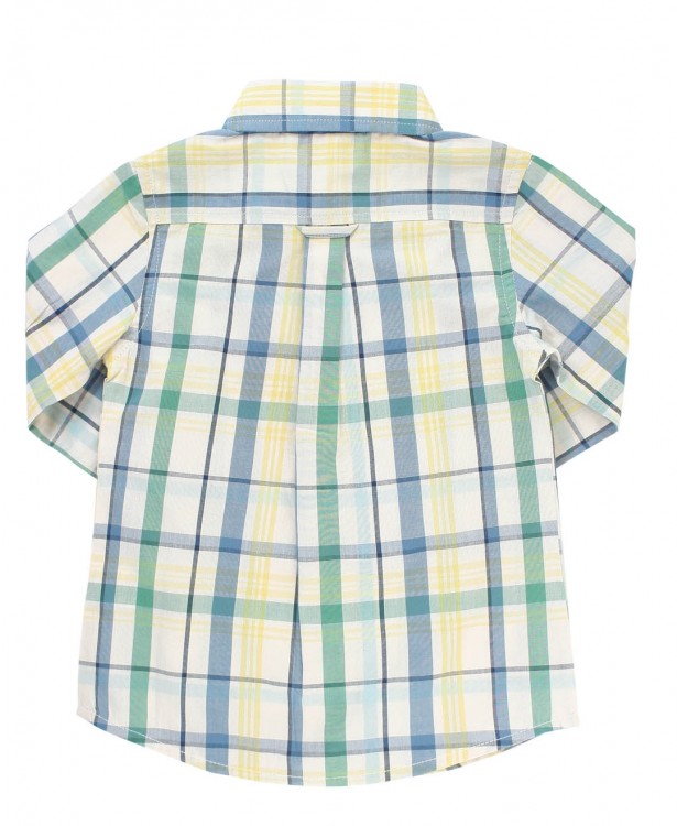Sawyer Plaid Button Down Shirt  - Doodlebug's Children's Boutique