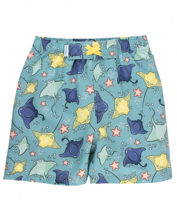 Starfish and Stingrays Swim Trunks  - Doodlebug's Children's Boutique