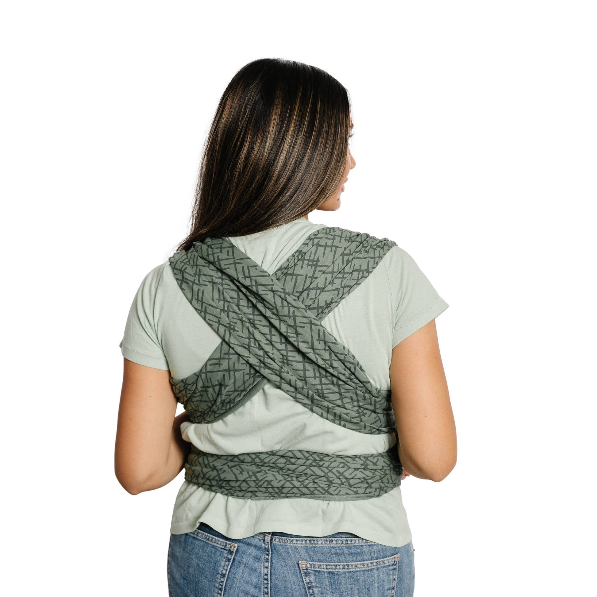 Classic Baby Wrap in Olive Etch  - Doodlebug's Children's Boutique