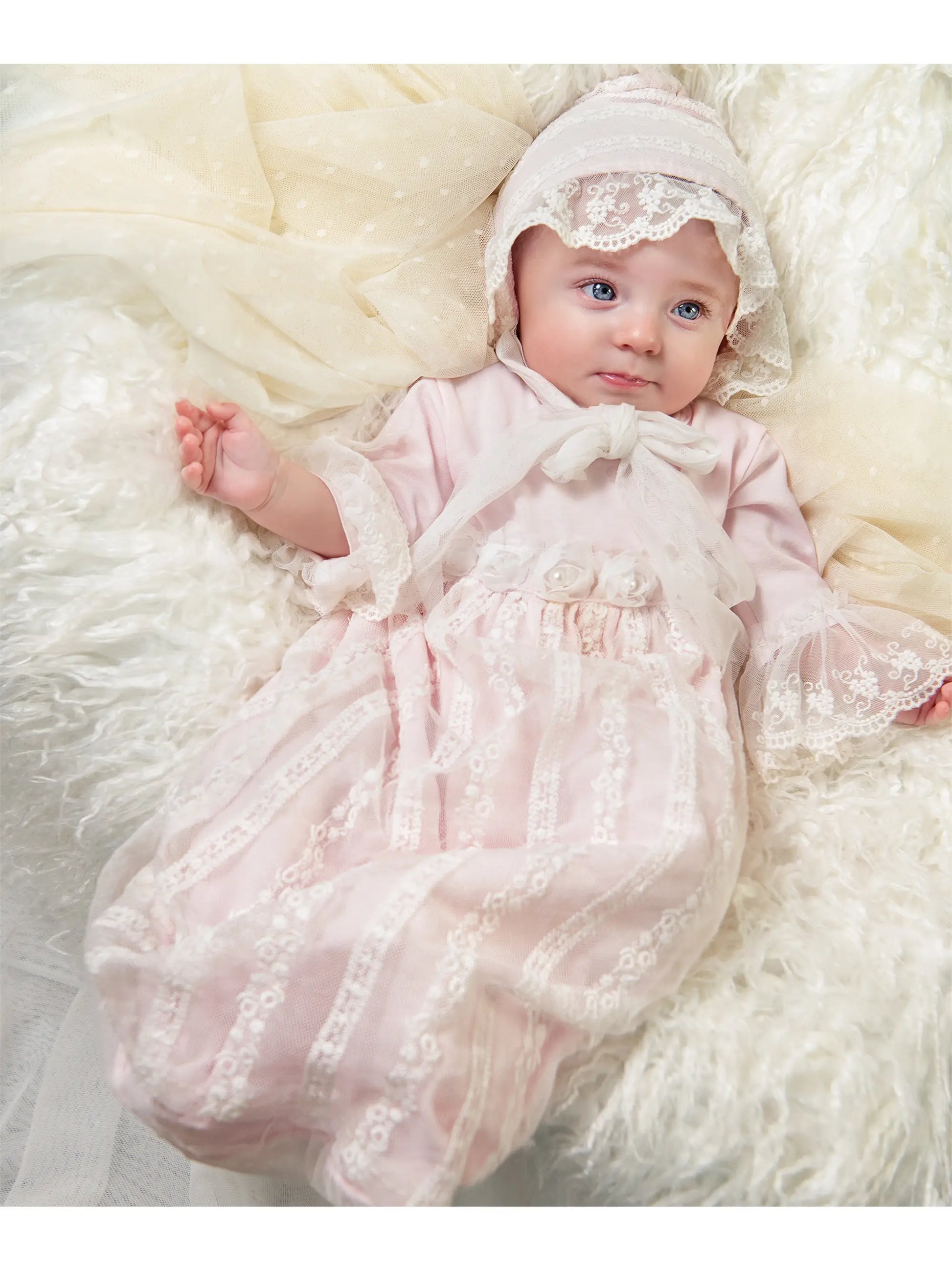 Precious Blush Gown  - Doodlebug's Children's Boutique