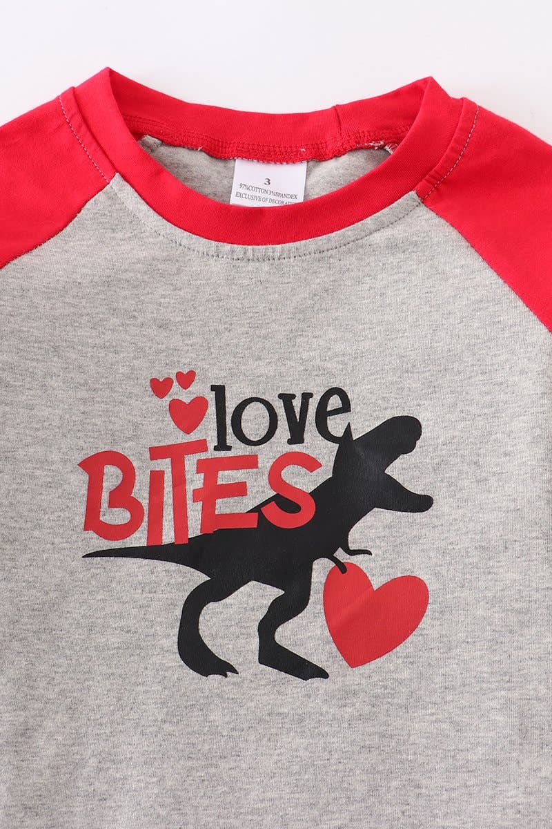 Love Bites Raglan Shirt  - Doodlebug's Children's Boutique