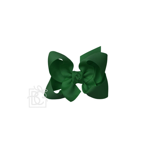 Large Bow in Forest Green  - Doodlebug's Children's Boutique