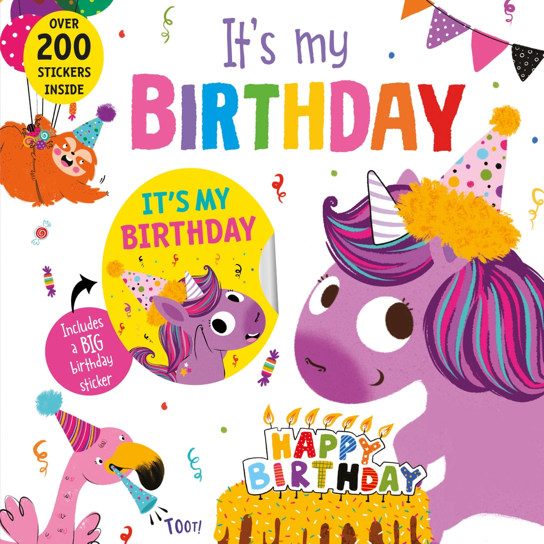 It's My Birthday Unicorn Book  - Doodlebug's Children's Boutique