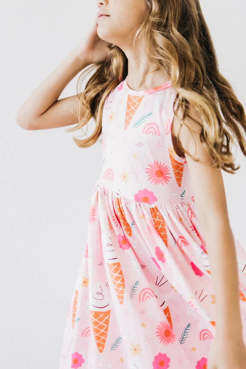Ice Cream and Shout Tank Twirl Dress  - Doodlebug's Children's Boutique