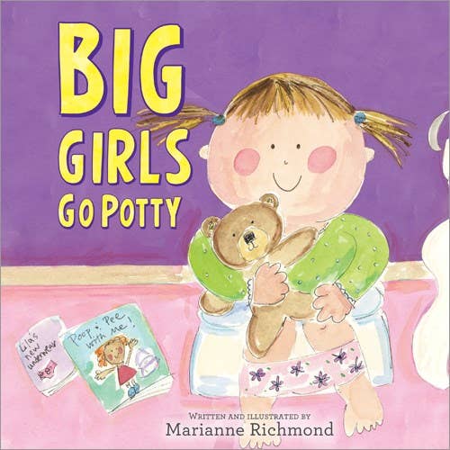 Big Girls Go Potty Book  - Doodlebug's Children's Boutique