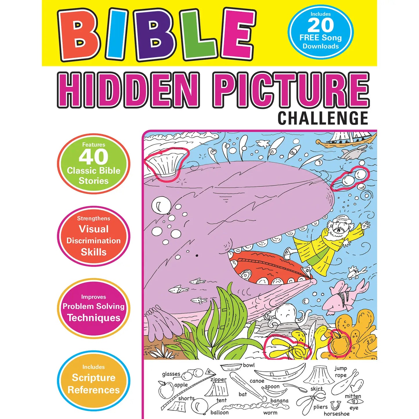 Bible Hidden Picture Challenge Book  - Doodlebug's Children's Boutique