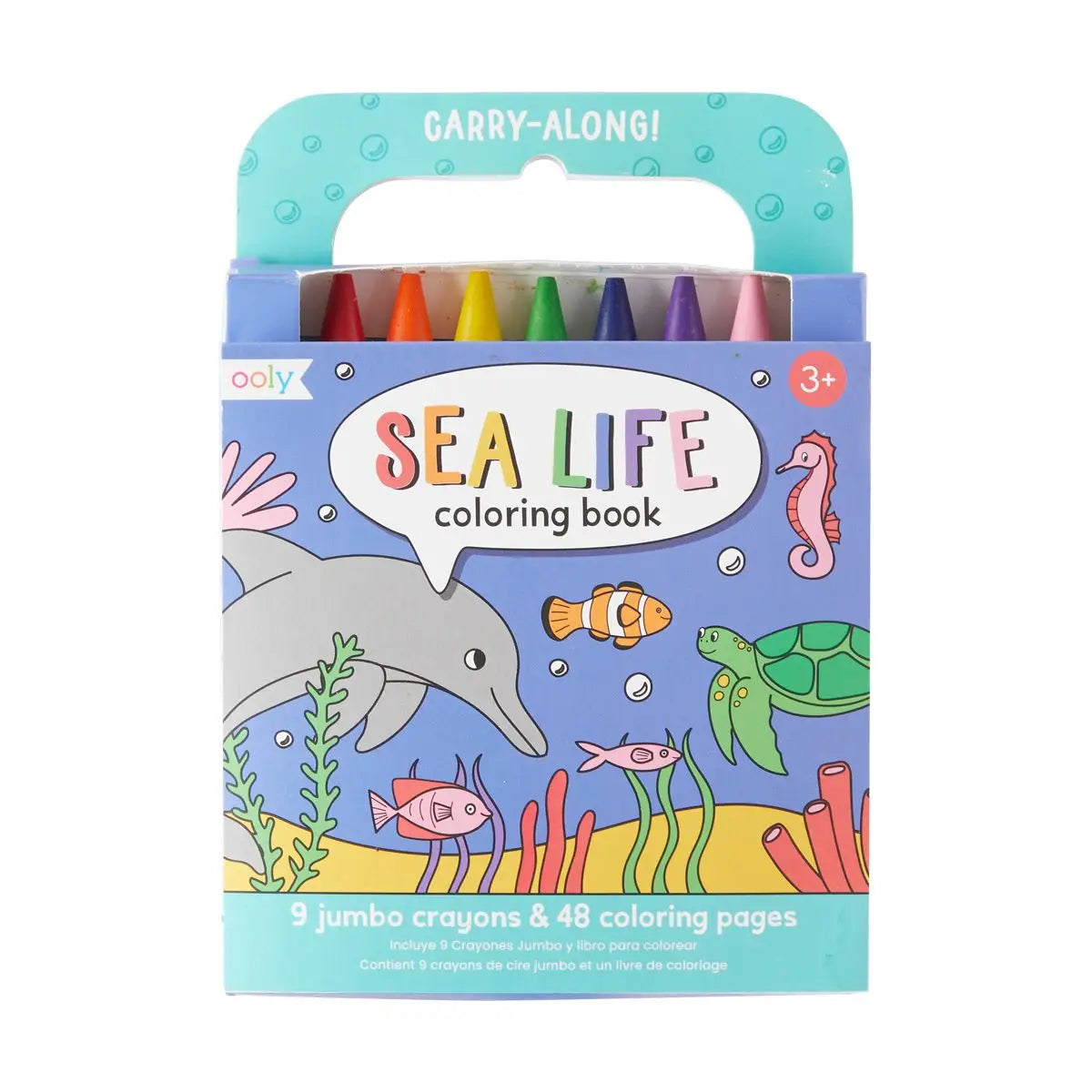 Sea Life Carry Along Coloring Book Set  - Doodlebug's Children's Boutique