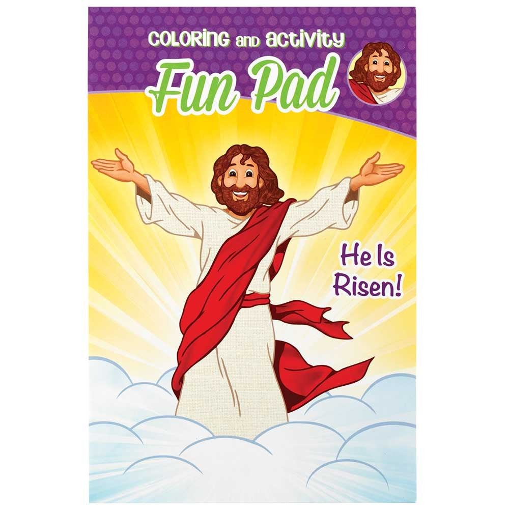 He is Risen Coloring Fun Pad  - Doodlebug's Children's Boutique