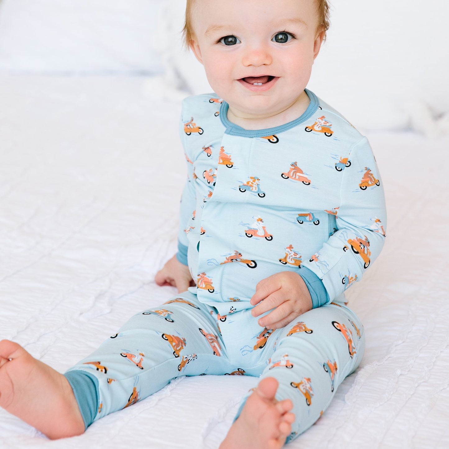 Easy Rider Magnetic Modal Coverall  - Doodlebug's Children's Boutique