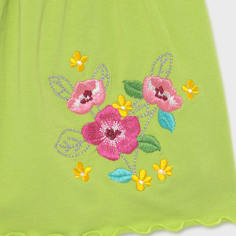 Pistachio Floral Set  - Doodlebug's Children's Boutique