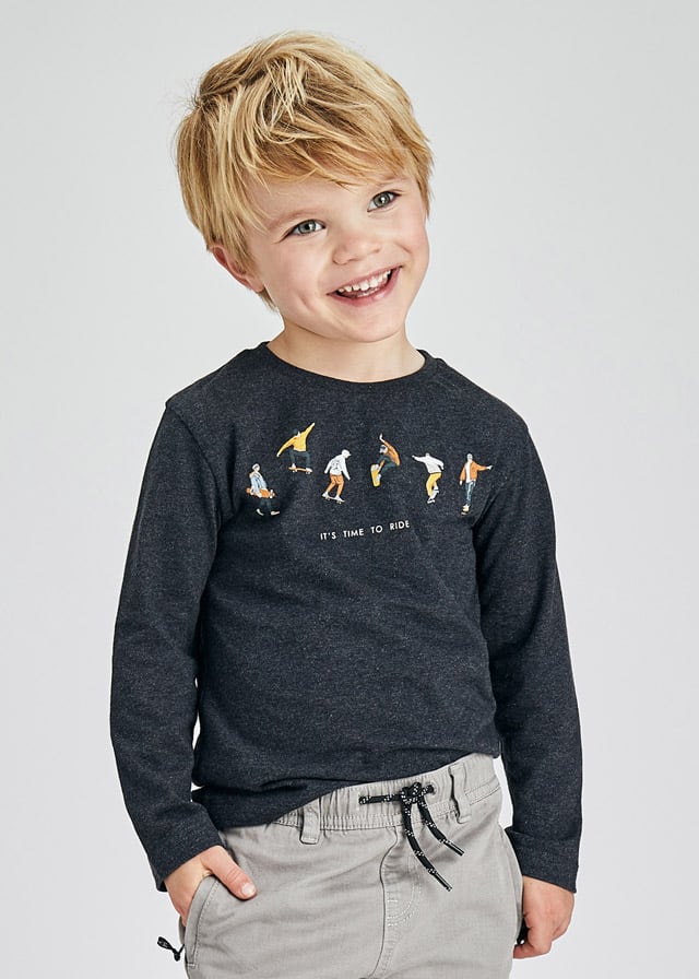Time to Ride Long Sleeve Tee  - Doodlebug's Children's Boutique