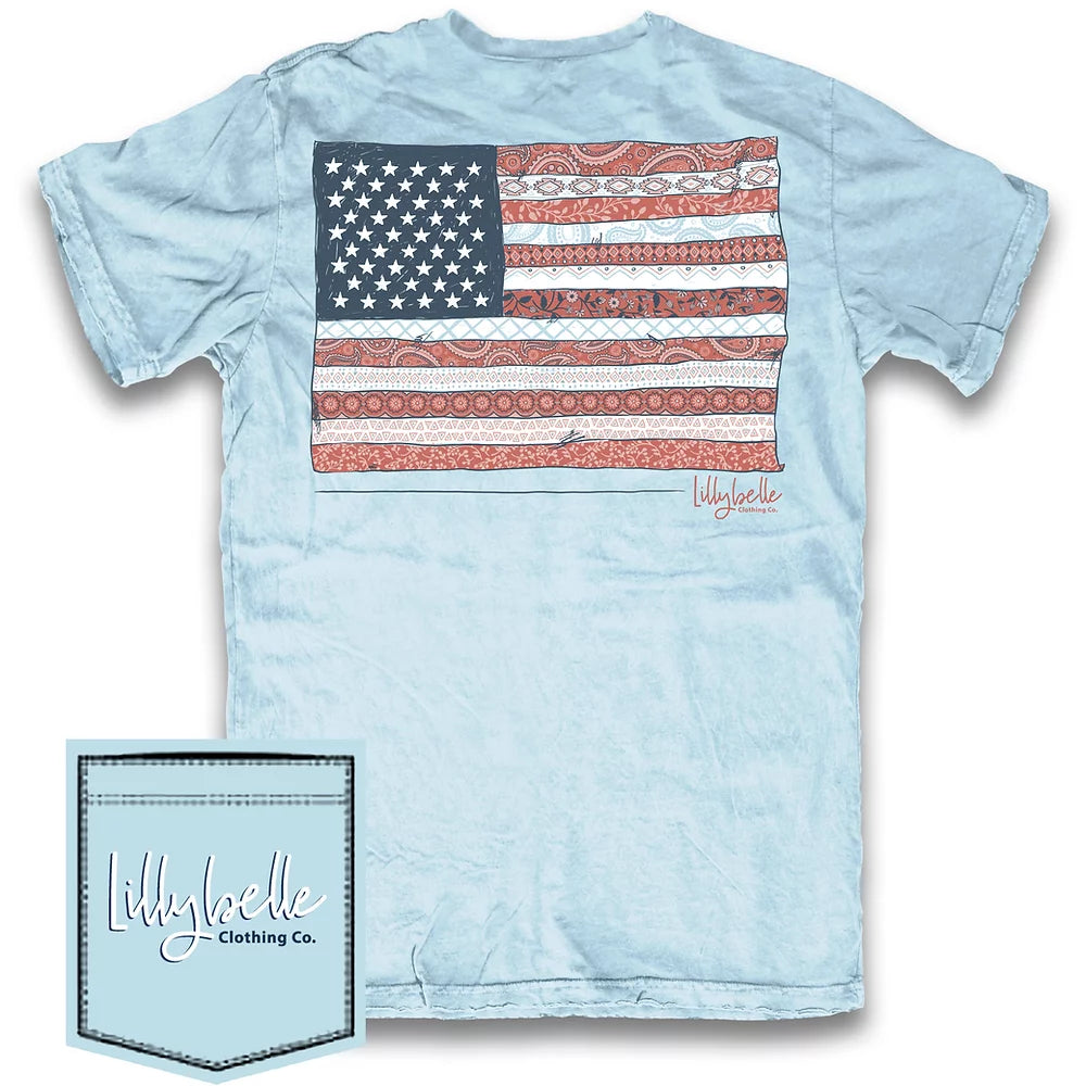 American Flag Shirt  - Doodlebug's Children's Boutique