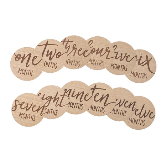 Wooden Milestone Marker Photo Prop  - Doodlebug's Children's Boutique