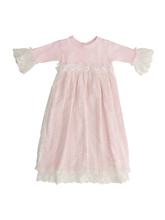 Precious Blush Gown  - Doodlebug's Children's Boutique
