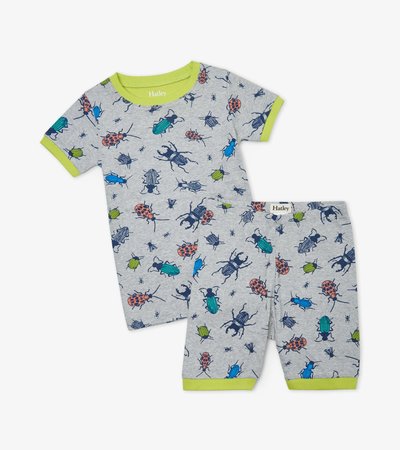Curious Critters Organic Cotton Short Pajama Set  - Doodlebug's Children's Boutique