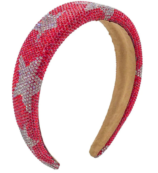 Red Star Crystallized Headband  - Doodlebug's Children's Boutique