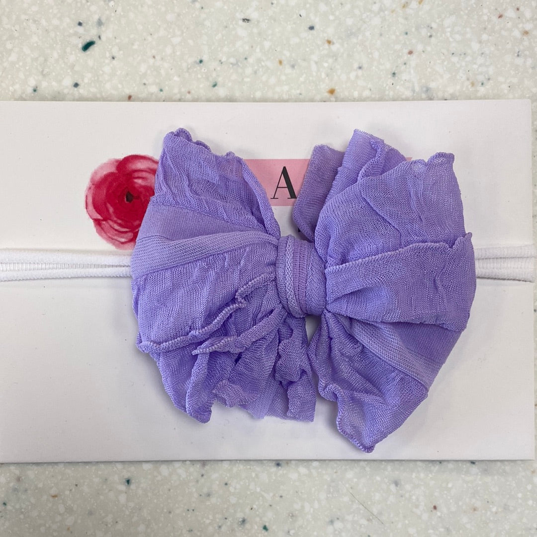 Lavender Mini Headband  - Doodlebug's Children's Boutique