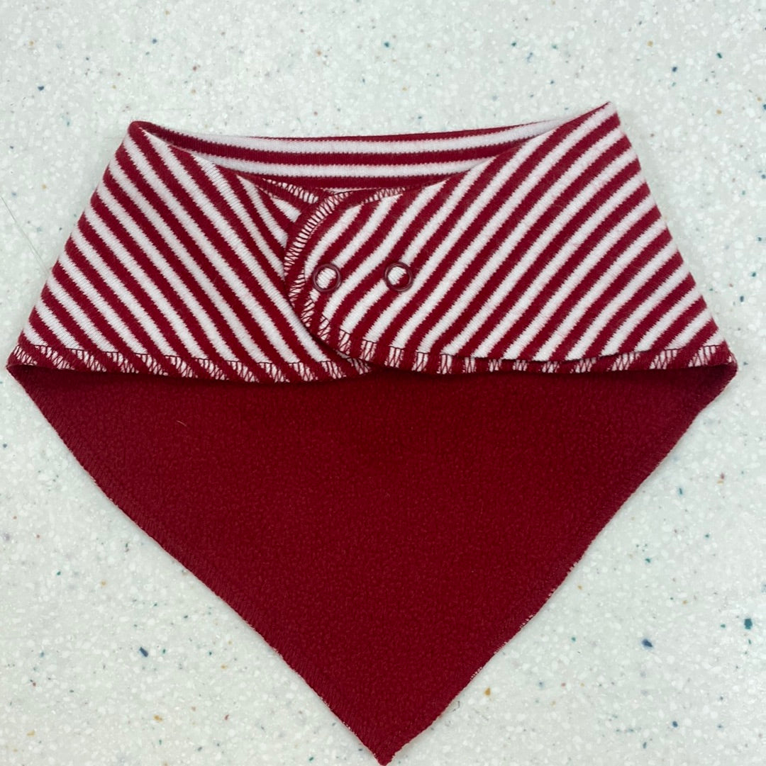 Razorback Stripe Bandada Bib  - Doodlebug's Children's Boutique