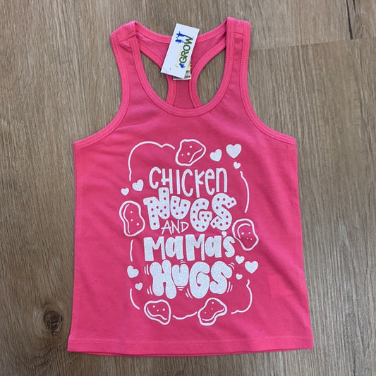 Chicken Nugs and Mama's Hugs Tank  - Doodlebug's Children's Boutique