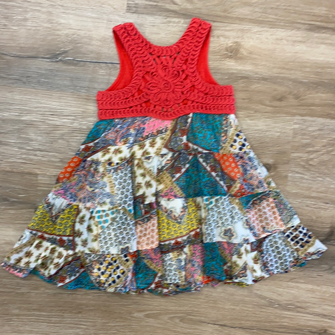Crochet Back Festival Dress  - Doodlebug's Children's Boutique