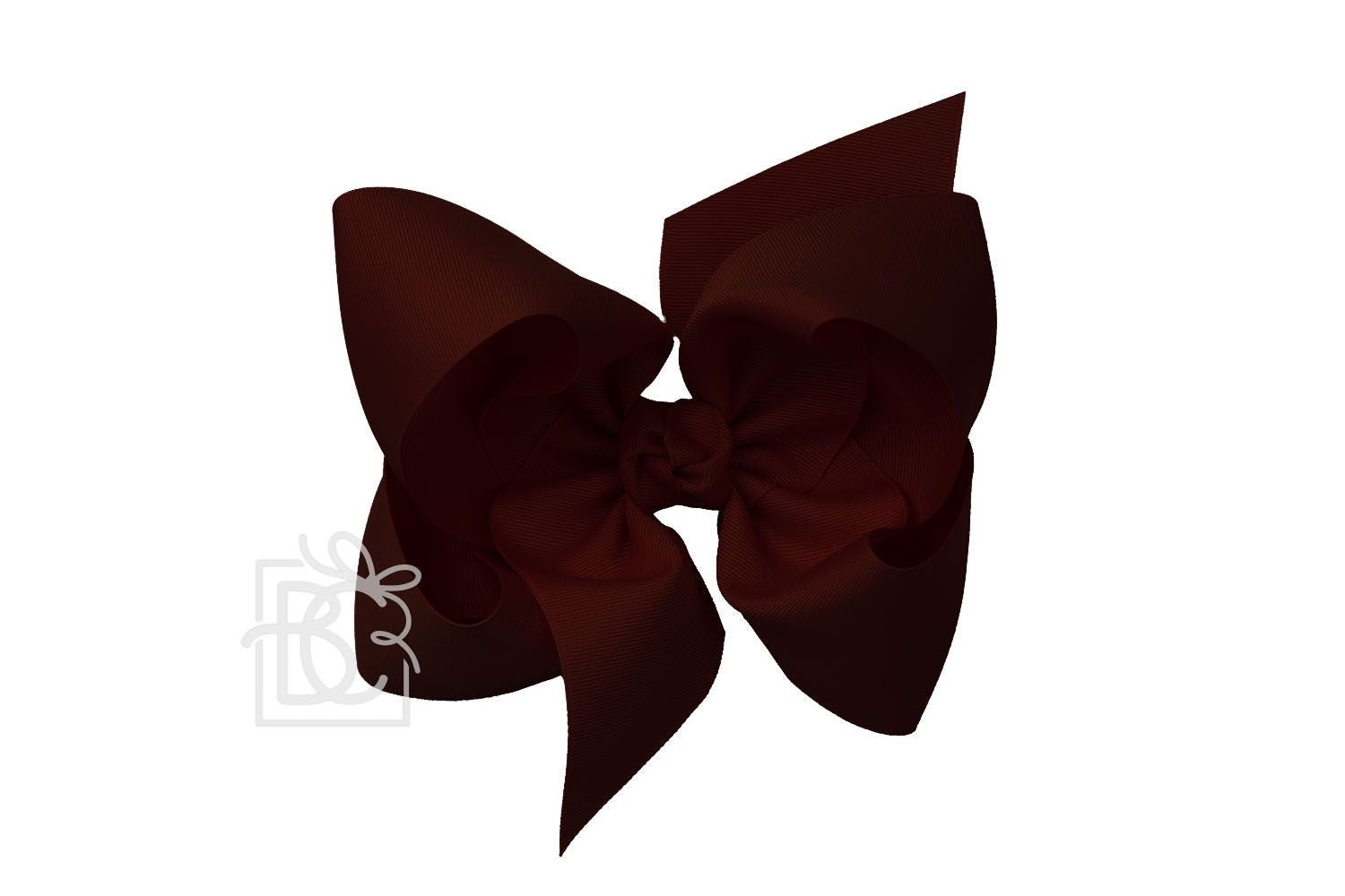 Texas Sized Bow in Burgundy  - Doodlebug's Children's Boutique