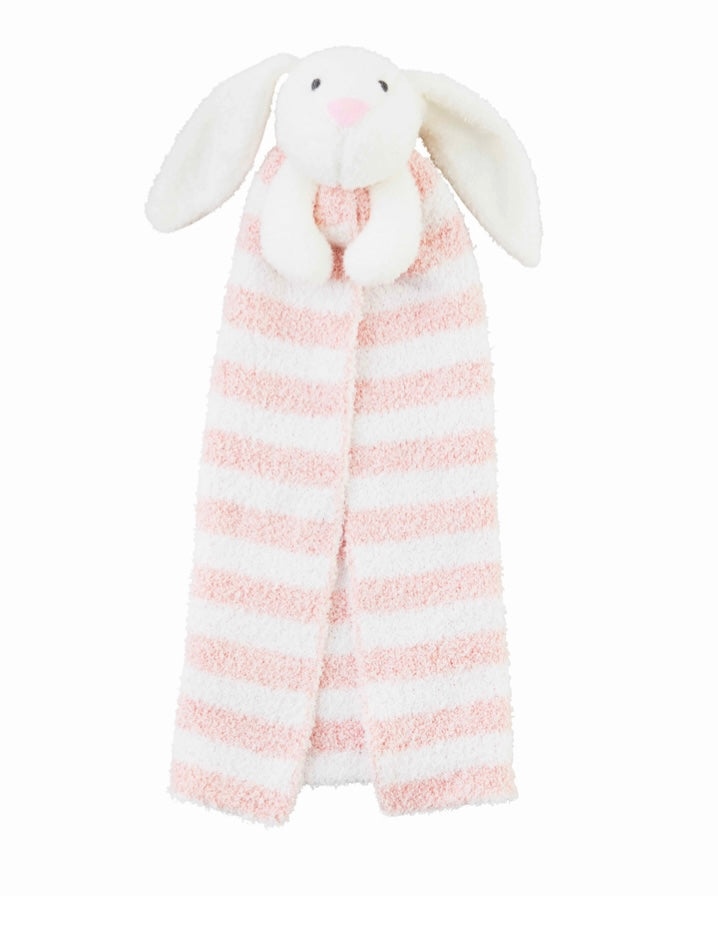 Pink Bunny Lovey  - Doodlebug's Children's Boutique