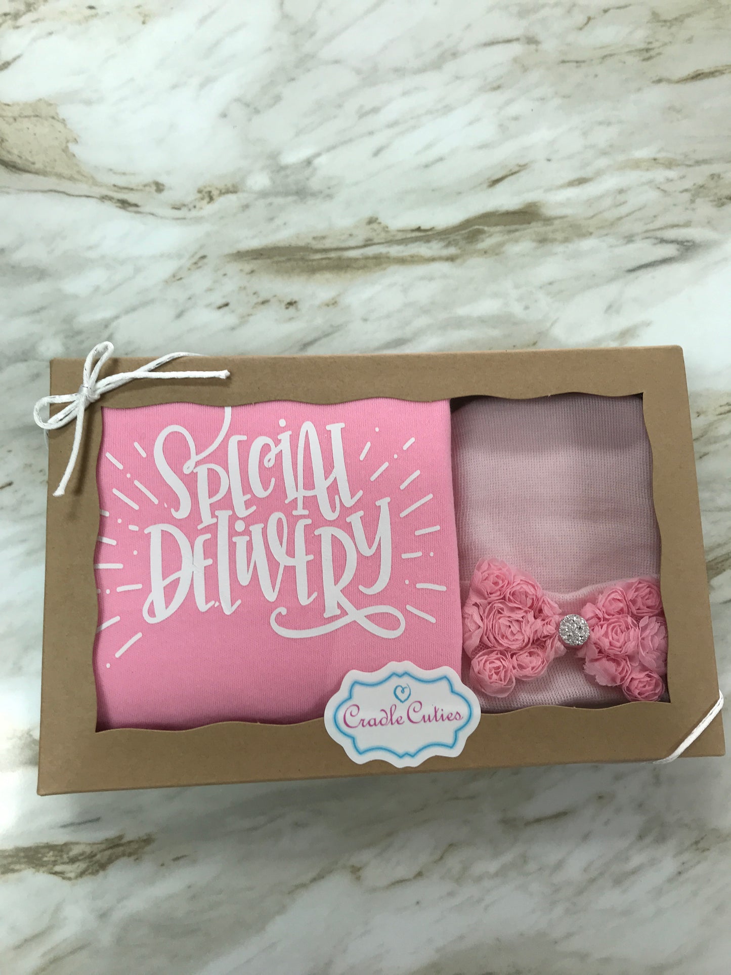 Special Delivery Gown Gift Box for Girls  - Doodlebug's Children's Boutique