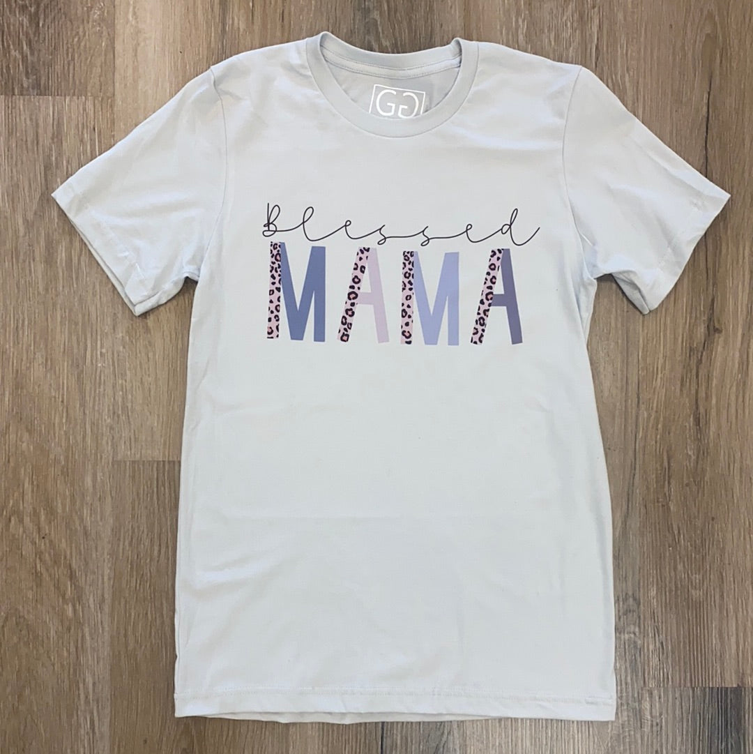 Blessed Mama Tee  - Doodlebug's Children's Boutique