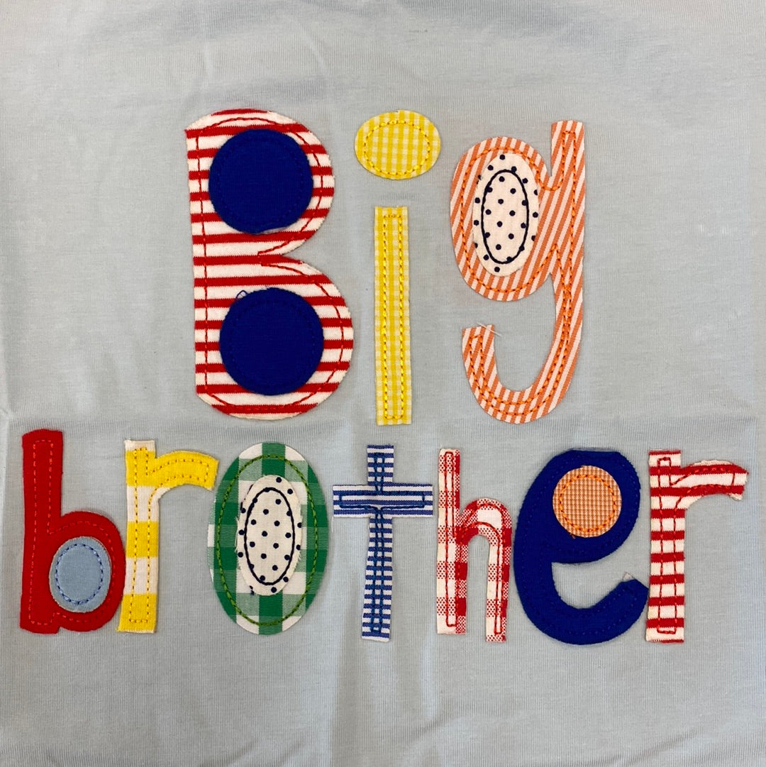 Big Brother Applique Shirt  - Doodlebug's Children's Boutique