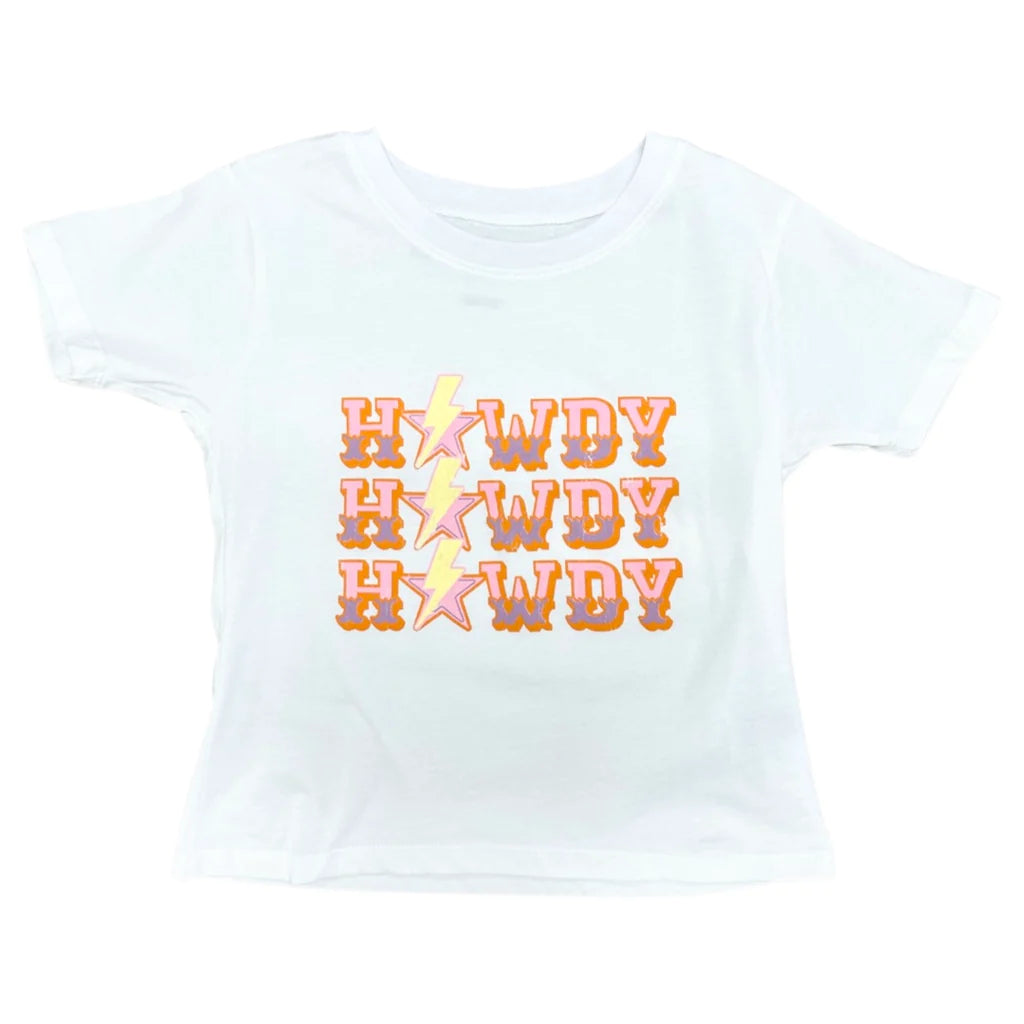 Howdy Repeat Tee  - Doodlebug's Children's Boutique
