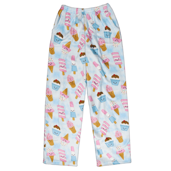 Ice Cream Treats Plush Pants  - Doodlebug's Children's Boutique
