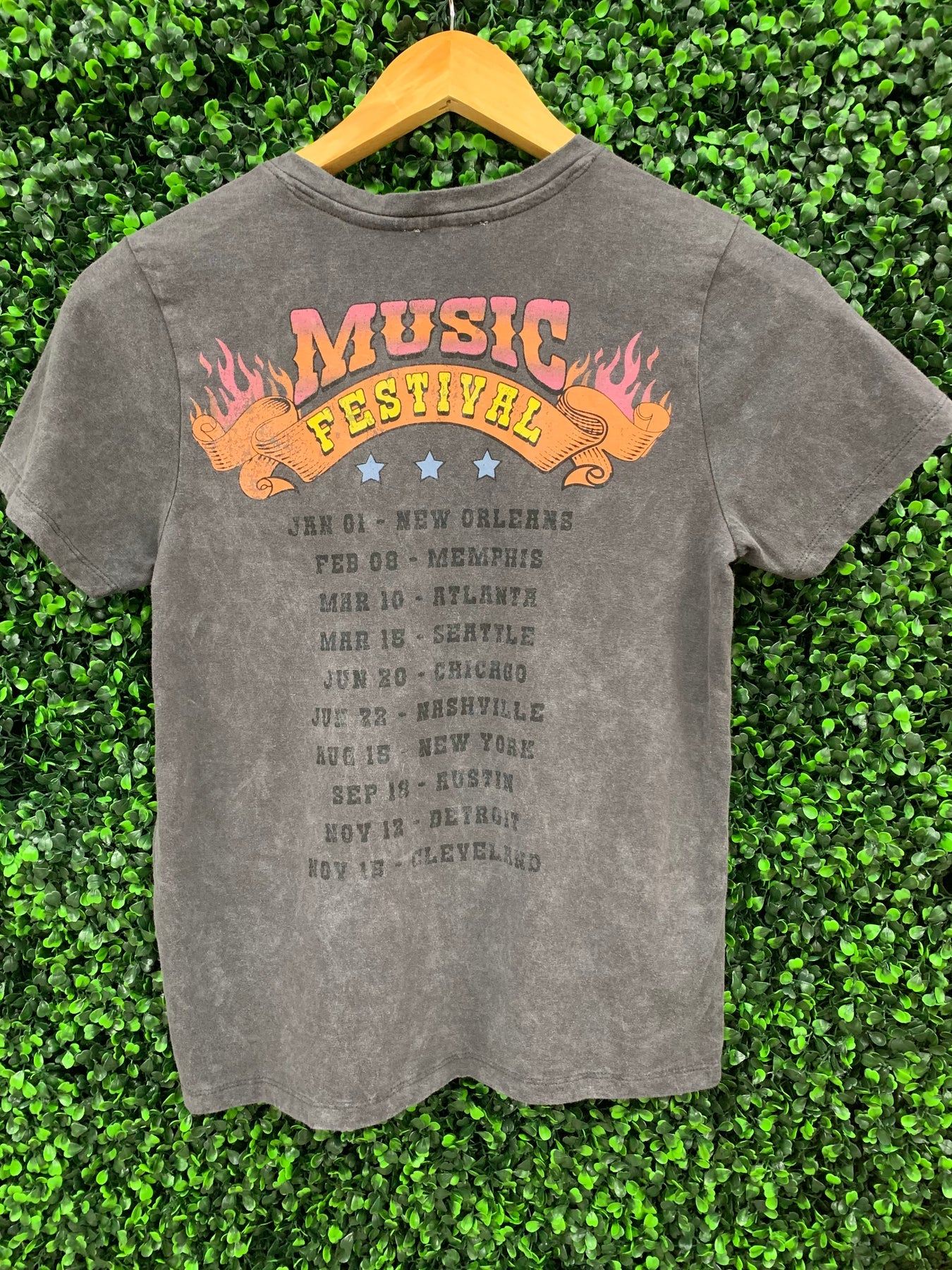 Just Vibin Music Festival Tee  - Doodlebug's Children's Boutique