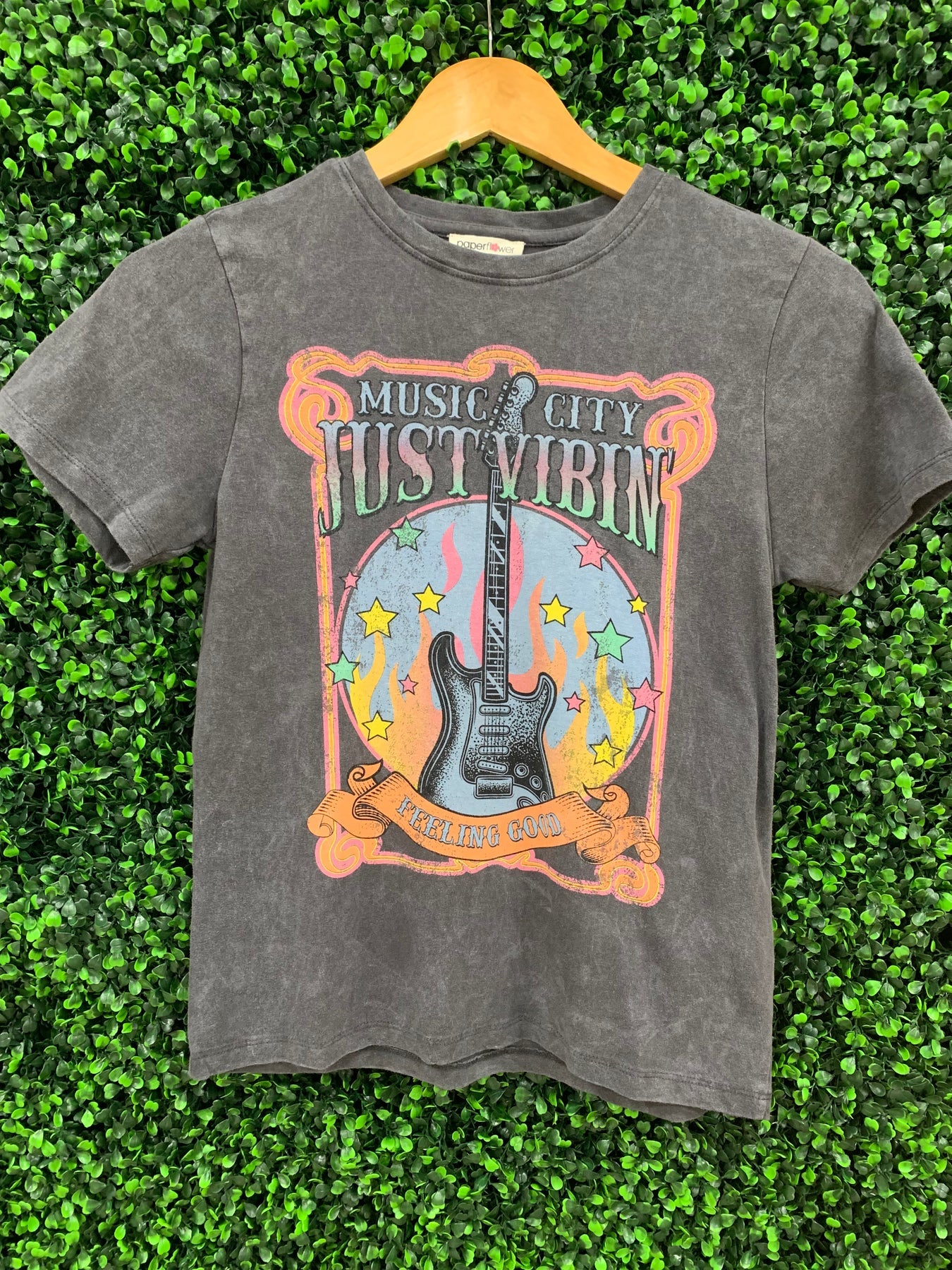 Just Vibin Music Festival Tee  - Doodlebug's Children's Boutique
