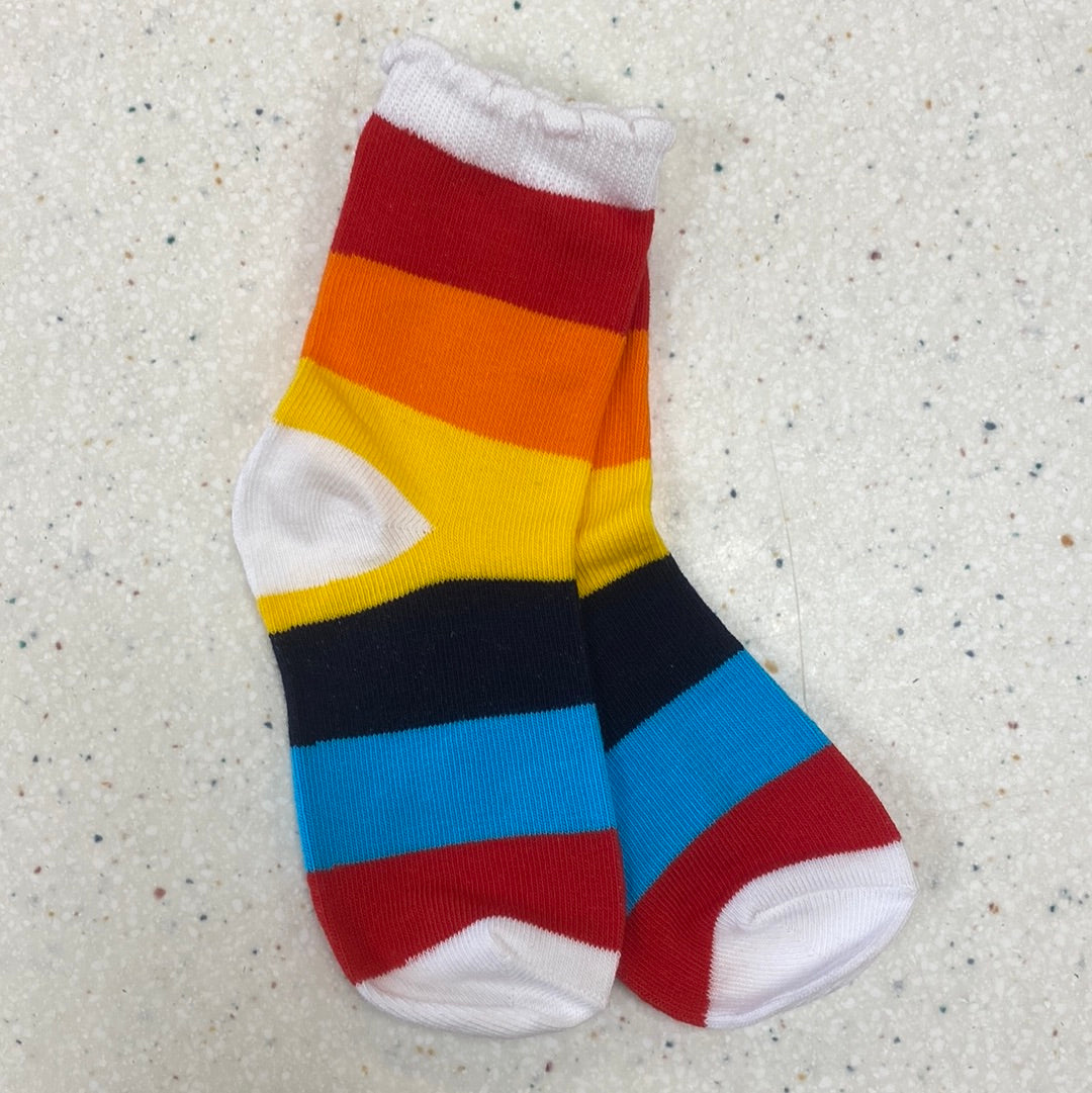 Red Stripe Socks  - Doodlebug's Children's Boutique