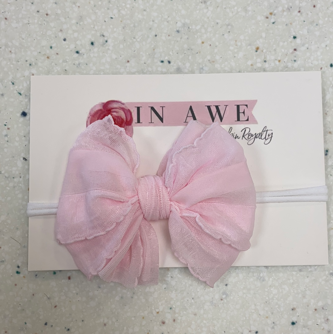 Baby Pink Mini Headband  - Doodlebug's Children's Boutique