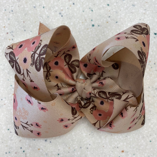 Fall Floral Bow  - Doodlebug's Children's Boutique