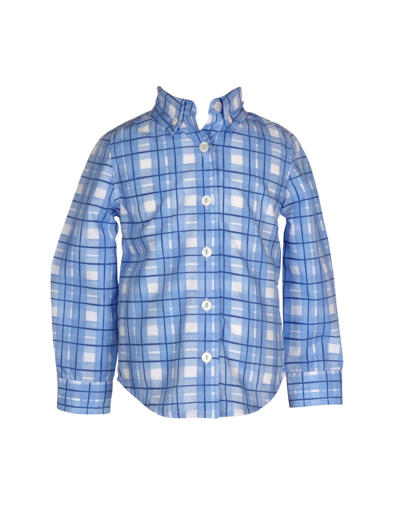 Conner Button Down in Peabody Plaid  - Doodlebug's Children's Boutique