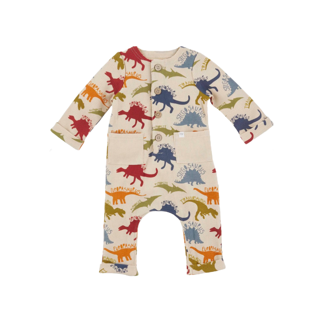 Dino Coverall  - Doodlebug's Children's Boutique