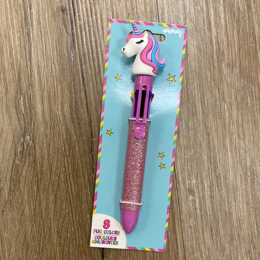 Unicorn Multicolor Click Pen  - Doodlebug's Children's Boutique