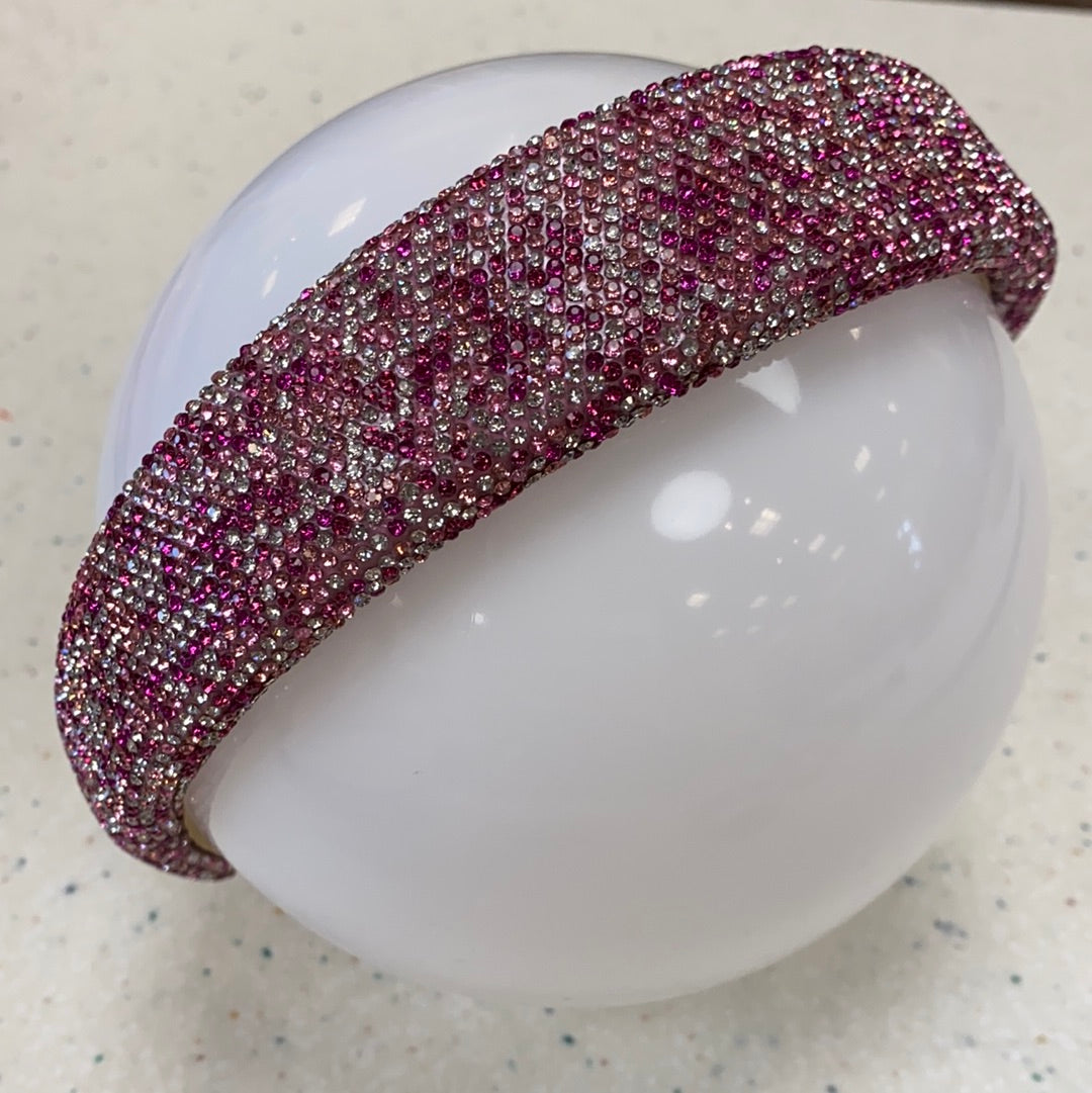 Pink Crystallized Headband  - Doodlebug's Children's Boutique