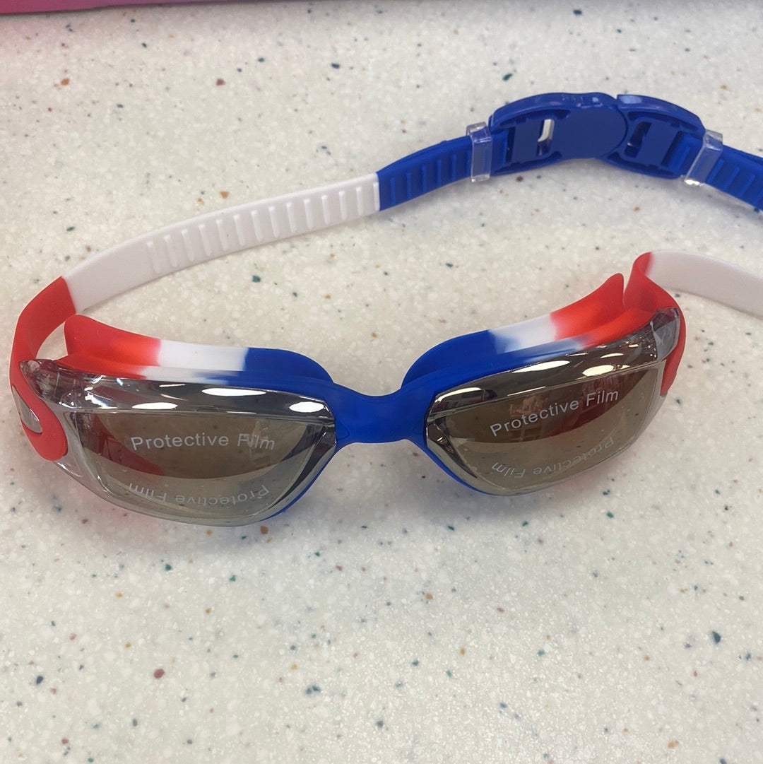 USA Salt Water Taffy Swim Goggles  - Doodlebug's Children's Boutique