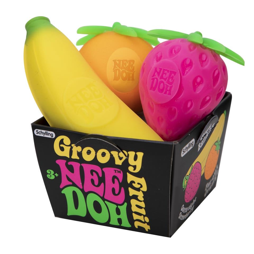 Groovy Fruit Nee Doh  - Doodlebug's Children's Boutique
