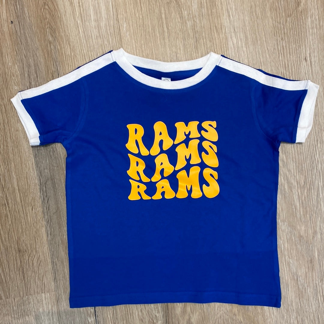 Retro Rams Tee  - Doodlebug's Children's Boutique