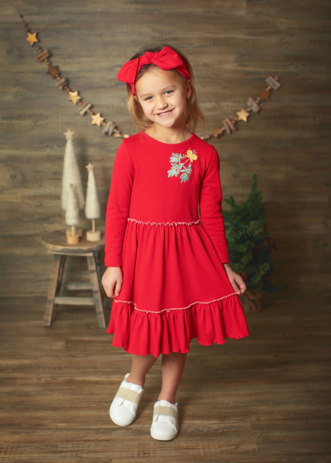 Mistletoe Dress  - Doodlebug's Children's Boutique