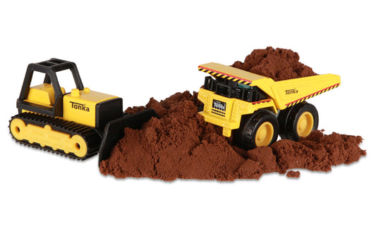 Metal Movers Bulldozer and Mighty Dump Truck  - Doodlebug's Children's Boutique