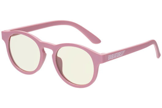 Keyhole Blue Light Blocking Glasses in Pretty In Pink  - Doodlebug's Children's Boutique