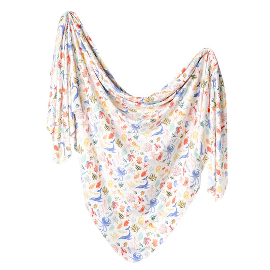Nautical Swaddle Blanket  - Doodlebug's Children's Boutique